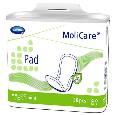 MoliCare Pad, Saugeinlagen, mini, 2 Tropfen, 30 Stück