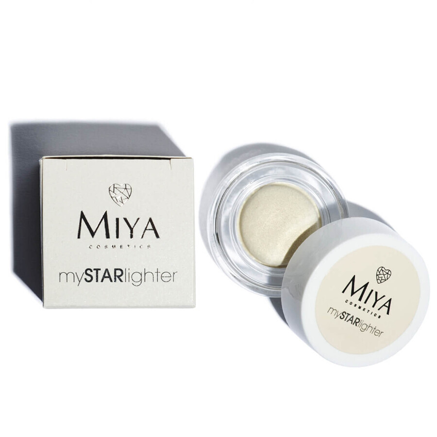 Miya mySTARlighter, natürlicher Creme-Highlighter, Moonlight Gold, 4 g