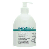 Nanobiotic Med Plus Silver Wash &amp; Protect, Hand- und Körpergelseife, 500 ml