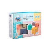 Canpol Babies, soft sensory blocks, from 6 months, 12 pieces