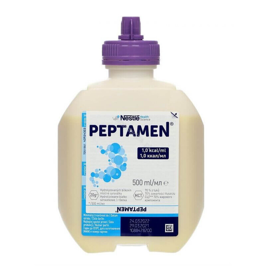 Peptamen, Nährstoffpräparat, neutraler Geschmack, 500 ml