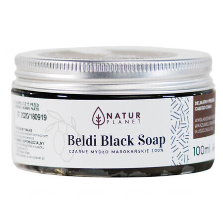 Natur Planet, Moroccan black soap, 100 ml