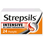 Strepsils Intensiv zuckerfrei Orange 8,75 mg, 24 Lutschtabletten