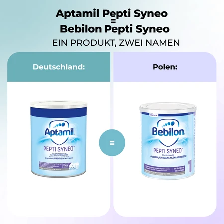Aptamil (Bebilon) Pepti Syneo Pulver, ab Geburt, 400 g