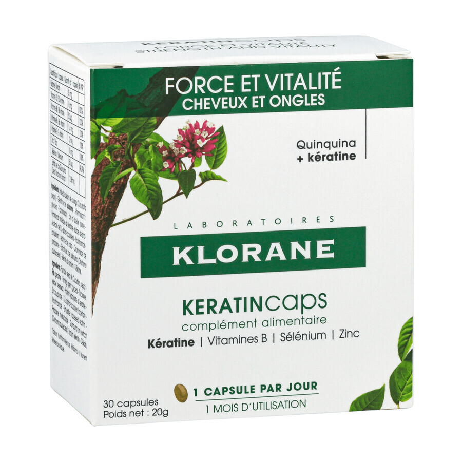 Klorane KeratinCaps, 30 capsule