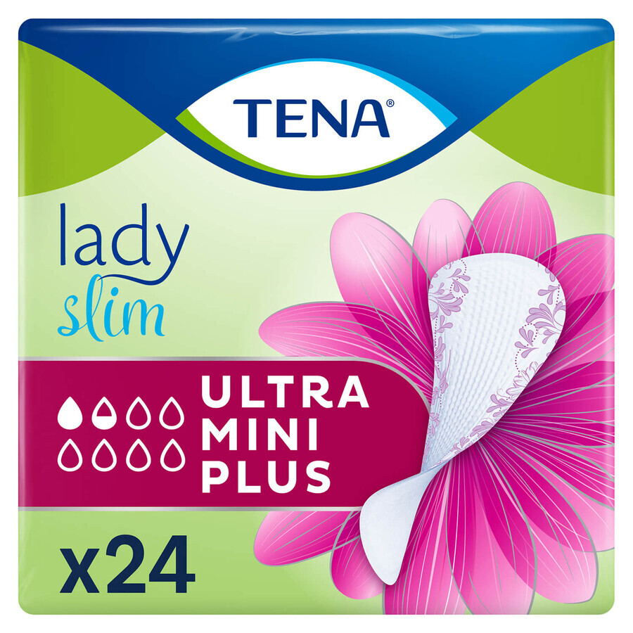 Tena Lady Slim, urologische Einlagen, Ultra Mini Plus, 24 Stück