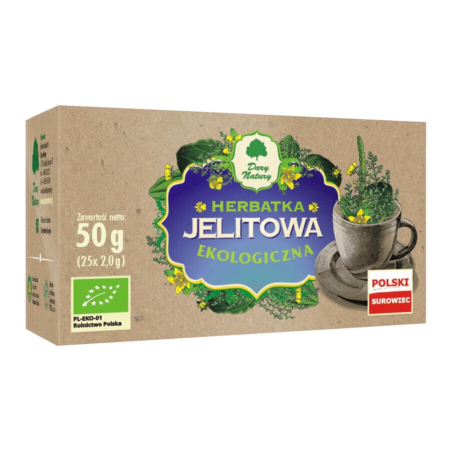 Darya Natury Gut Tea, Organic, 2 gx 25 Sachets