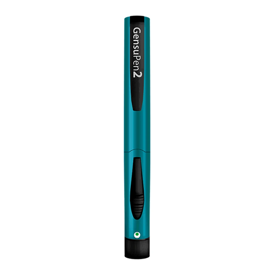 GensuPen 2, injecteur automatique d'insuline, turquoise