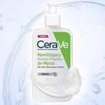 CeraVe, cremă-spumă hidratantă pentru spălarea feței, piele normală și uscată, 236 ml