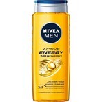 Nivea Men Active Energy, 3 in 1 shower gel for face, body and hair, 500 ml