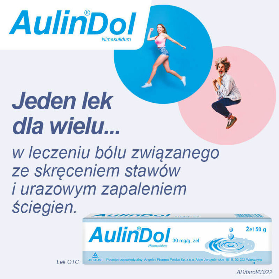 AulinDol 0,03 g/g, Gel, 50 g