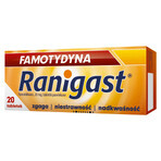 Famotidin Ranigast 20 mg, 20 Filmtabletten