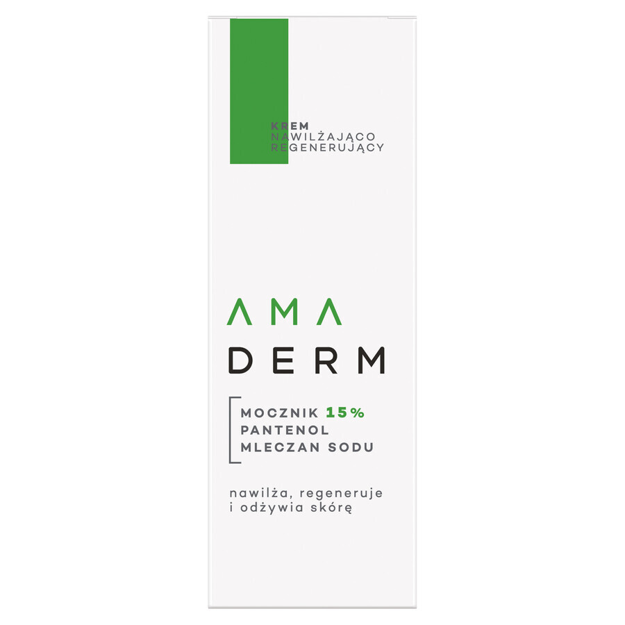 Amaderm Urea 15%, crema hidratante y regeneradora, 50 ml