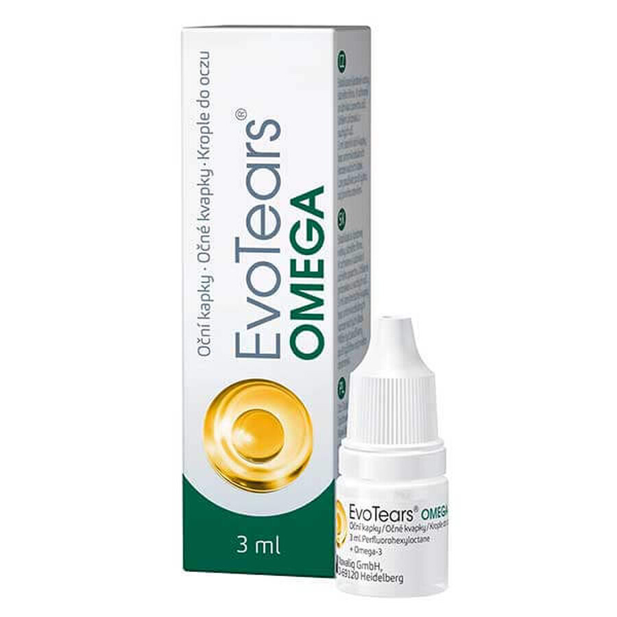 EvoTears Omega, Augentropfen, 3 ml