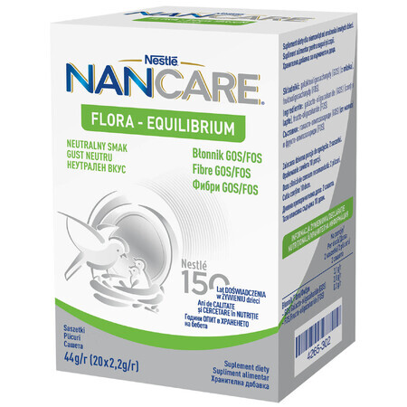 Nestle NANCare Flora Equilibrium, Pulver für Säuglinge und Kleinkinder, 20 x 2,2 g