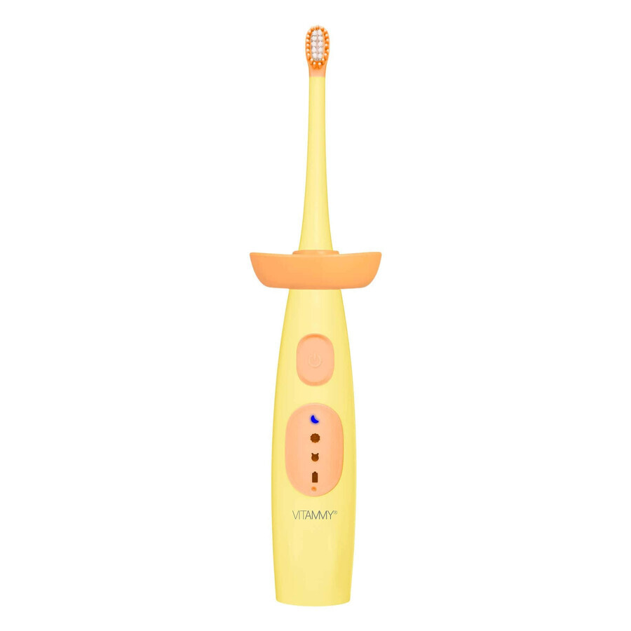 Vitammy Little Dino Children's Sonic Toothbrush, Yellow, From 3 Years, 1 Pc