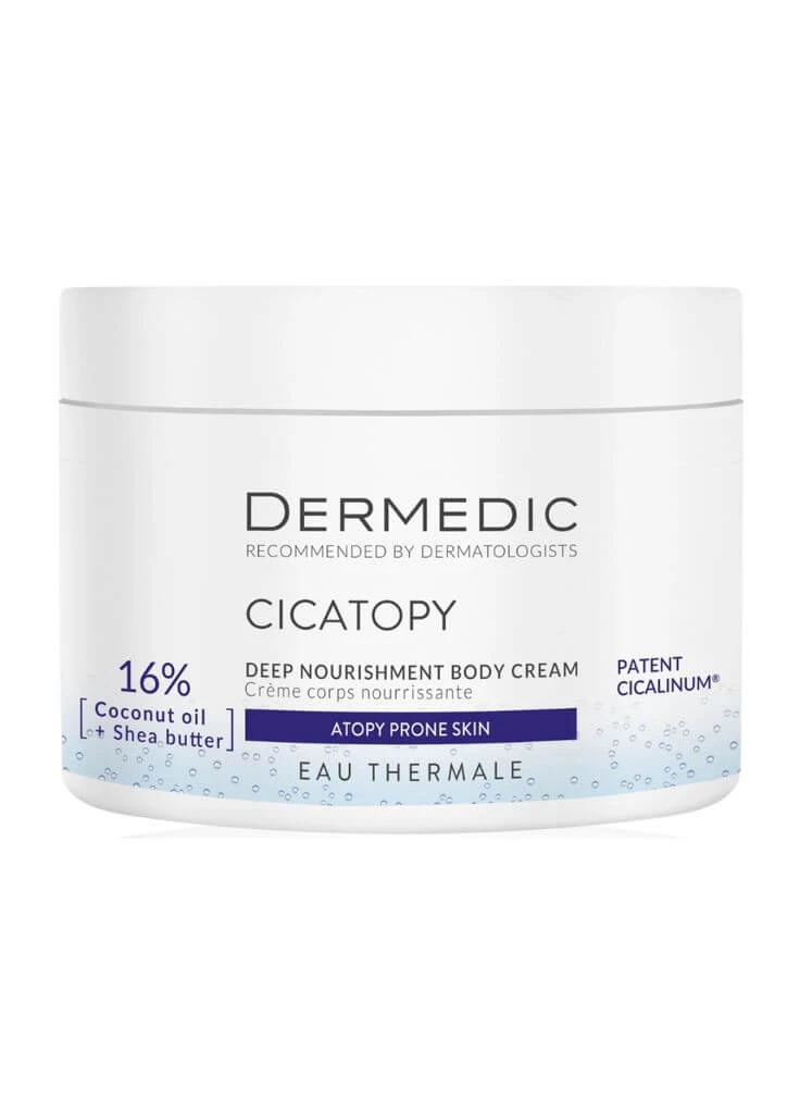 Dermedic Cicatopy, intensiv rückfettendes Körperpräparat, trockene und atopische Haut, 225 ml
