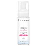 Dermedic Redness, beruhigender Reinigungsschaum, vaskuläre Haut mit Neigung zu Hyperreaktivität, Erythem und Rosacea, 150 ml