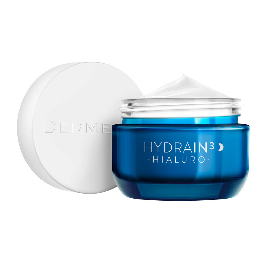 Dermedic Hydrain 3 Hialuro, crema notte, pelle secca, molto secca e disidratata, 50 ml