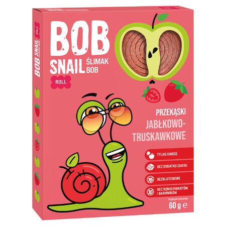 Bob Snail Roll Fruit snacks, apple, strawberry, 60 g