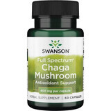 Swanson Full Spectrum Chaga Mushrooms, 60 Capsules