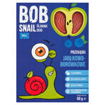 Bob Snail Roll Fruchtsnack, Apfel, Heidelbeere, 60 g