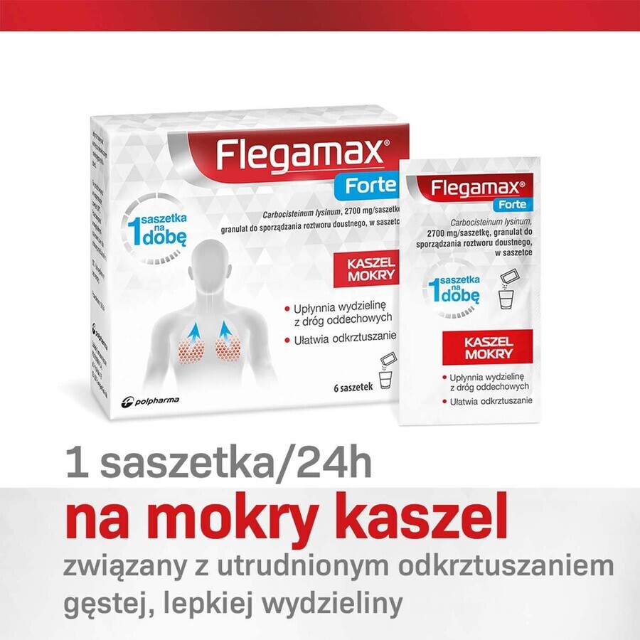 Flegamax Forte 2,7 g, 6 bustine