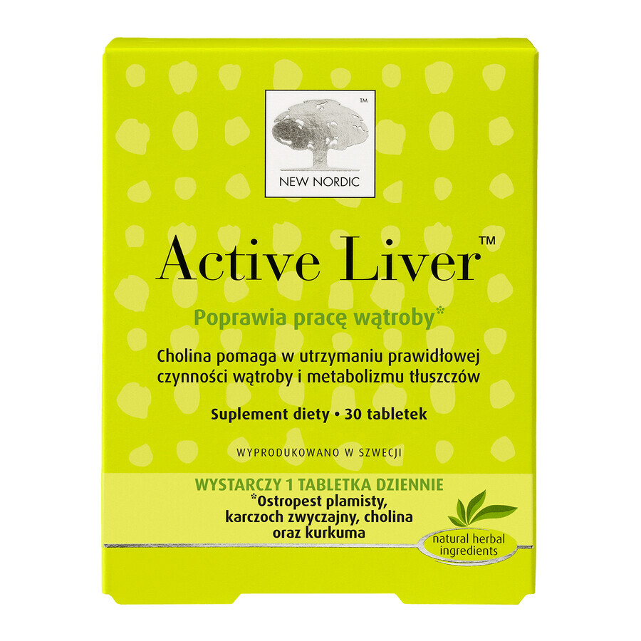 Neue Nordic Active Liver, 30 Tabletten