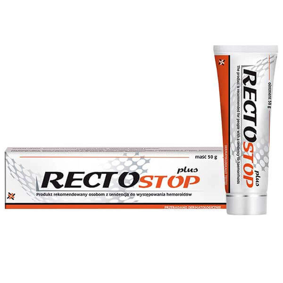 Rectostop Plus, unguento per emorroidi, 50 g