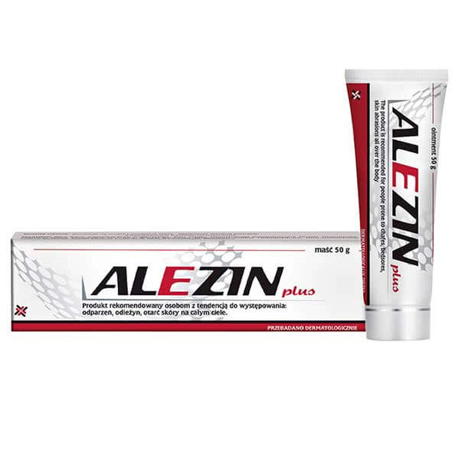 Alezin Plus, Salbe für Wunden, Dekubitus und Schürfwunden, 50 g