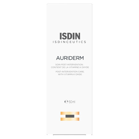 Isdin Isdinceutics Auriderm, Creme mit oxidiertem Vitamin K, 50 ml