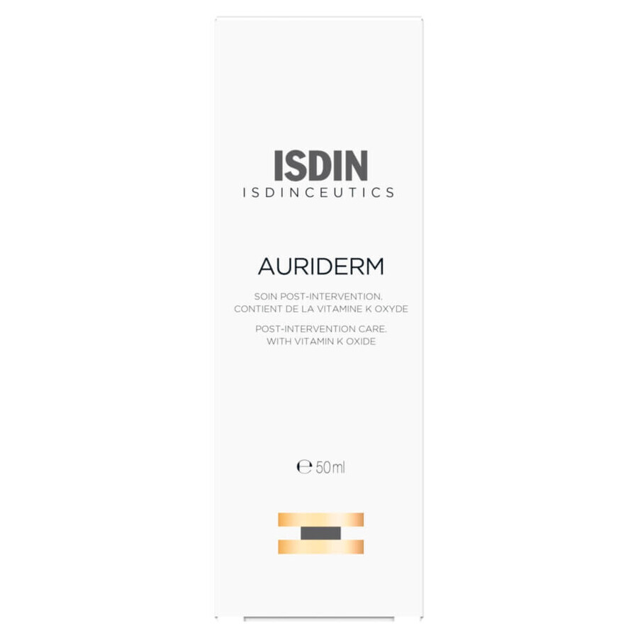 Isdin Isdinceutics Auriderm, cremă de vitamina K oxidată, 50 ml