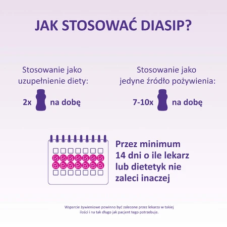 Diasip, für Diabetiker, Vanillegeschmack, 4 x 200 ml