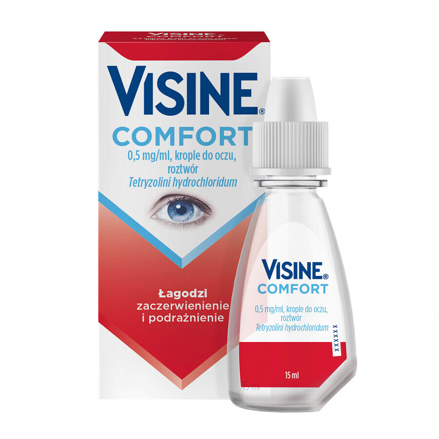 Visine Comfort 0,5 mg/ml, Augentropfen, Lösung, 15 ml