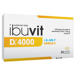 Ibuvit D3 4000 + K2 MK-7 Omega 3, 30 capsule molli