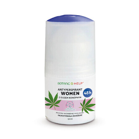 Botanic Help Women, 48h Antitranspirant-Roll-on mit Noppenöl, 50 ml