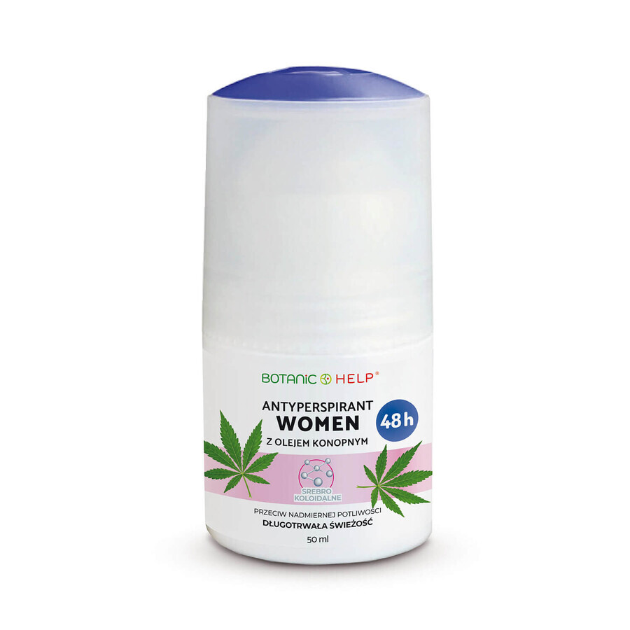 Botanic Help Women, 48h Antitranspirant-Roll-on mit Noppenöl, 50 ml