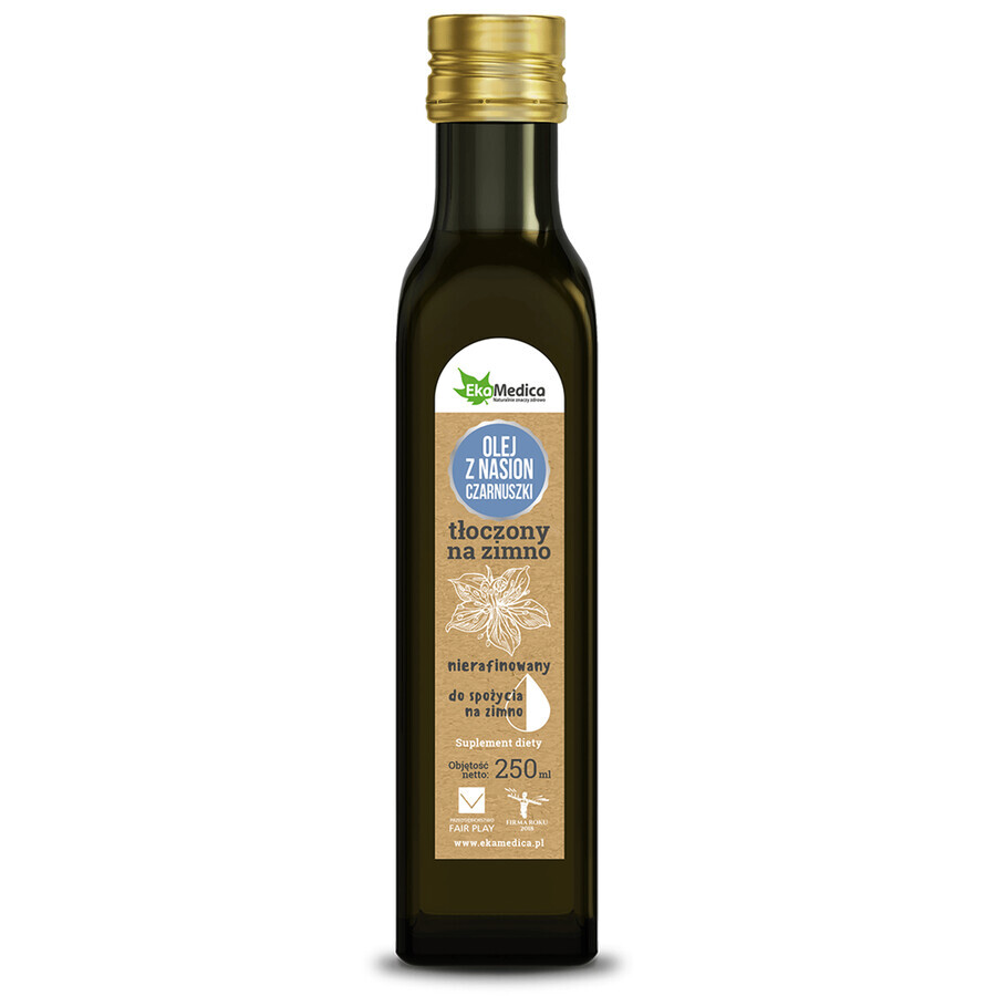 EkaMedica Cold pressed black cumin seed oil, 250 ml