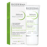 Bioderma Sebium Mat Control, mattierende Feuchtigkeitspflege für fettige Haut und Mischhaut, 30 ml