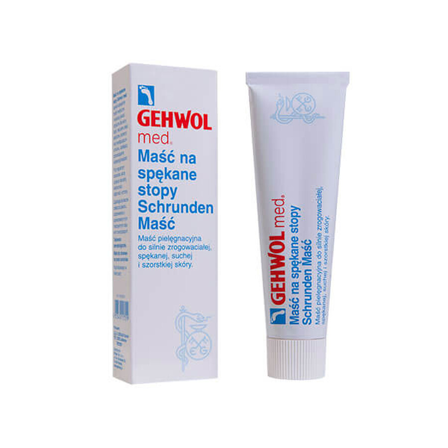 Gehwol Med Schrunden, unguento per piedi screpolati, 125 ml