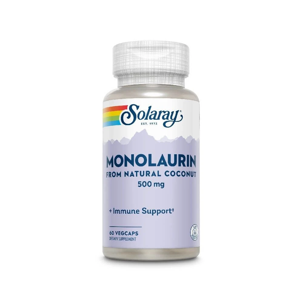 Monolaurin 500mg Solaray, 60 Kapseln, Secom