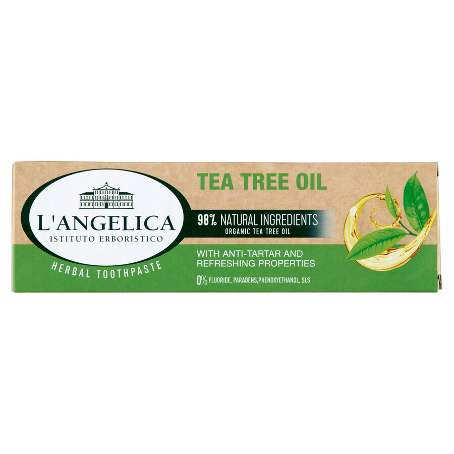 L'Angelica, dentifrice à l'huile d'arbre à thé, 75 ml