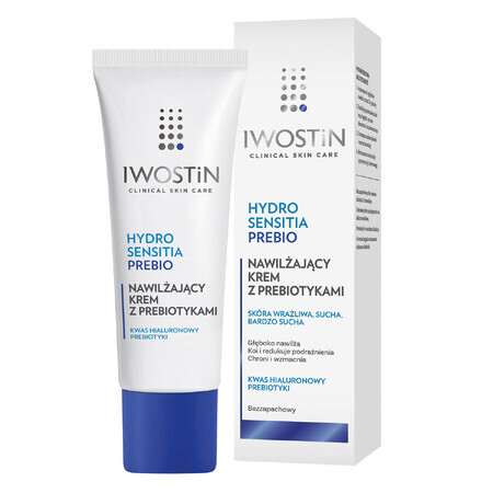 Iwostin Hydro Sensitia Prebio, moisturizing cream with prebiotics, sensitive, dry and very dry skin, 50 ml