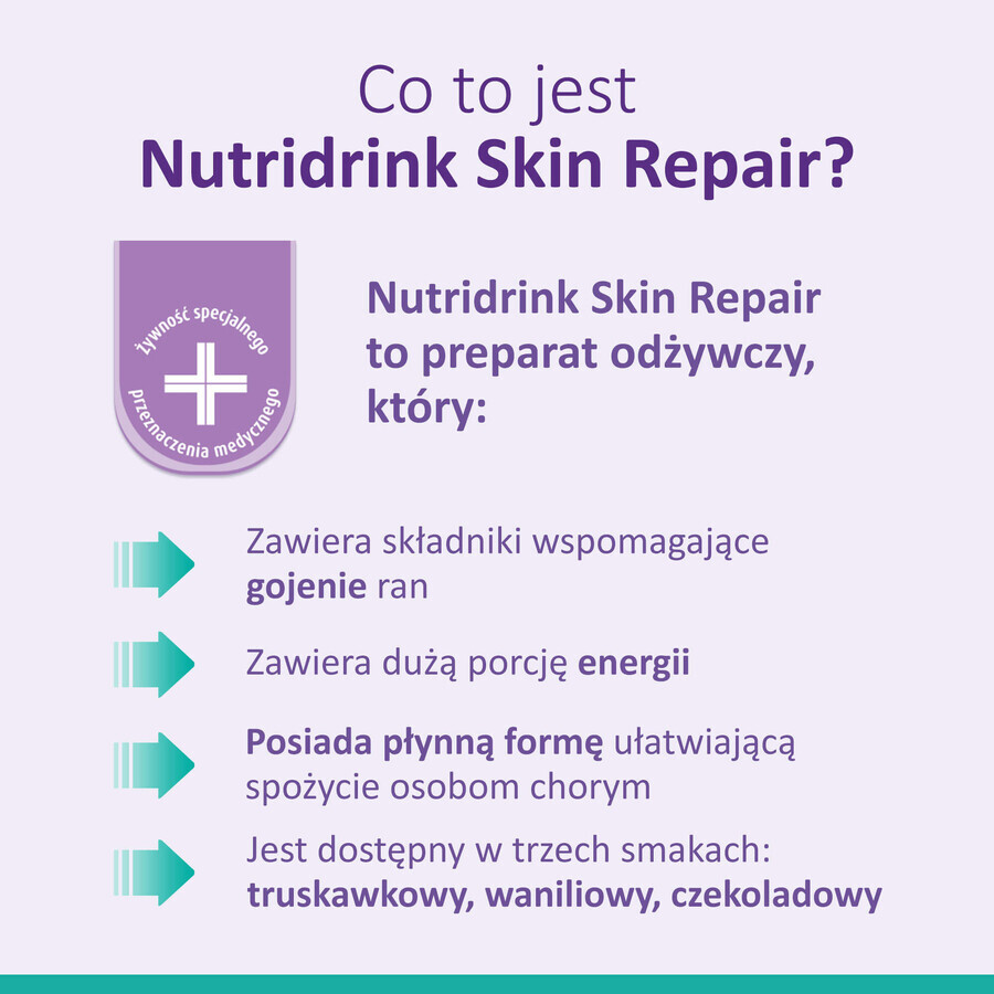 Nutridrink Skin Repair, Schokoladengeschmack, 4 x 200 ml