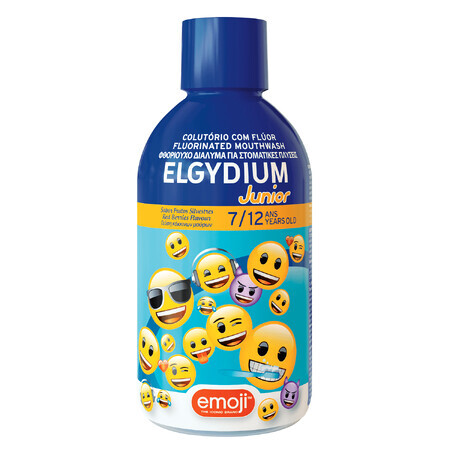 Elgydium Junior Emoji, mouthwash for children, 7-12 years, 500 ml