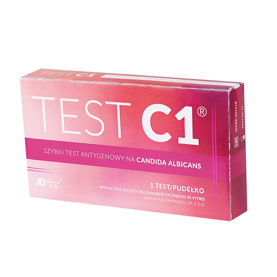 JD Biotech Test C1, snelle antigeentest voor Candida albicans, 1 stuk