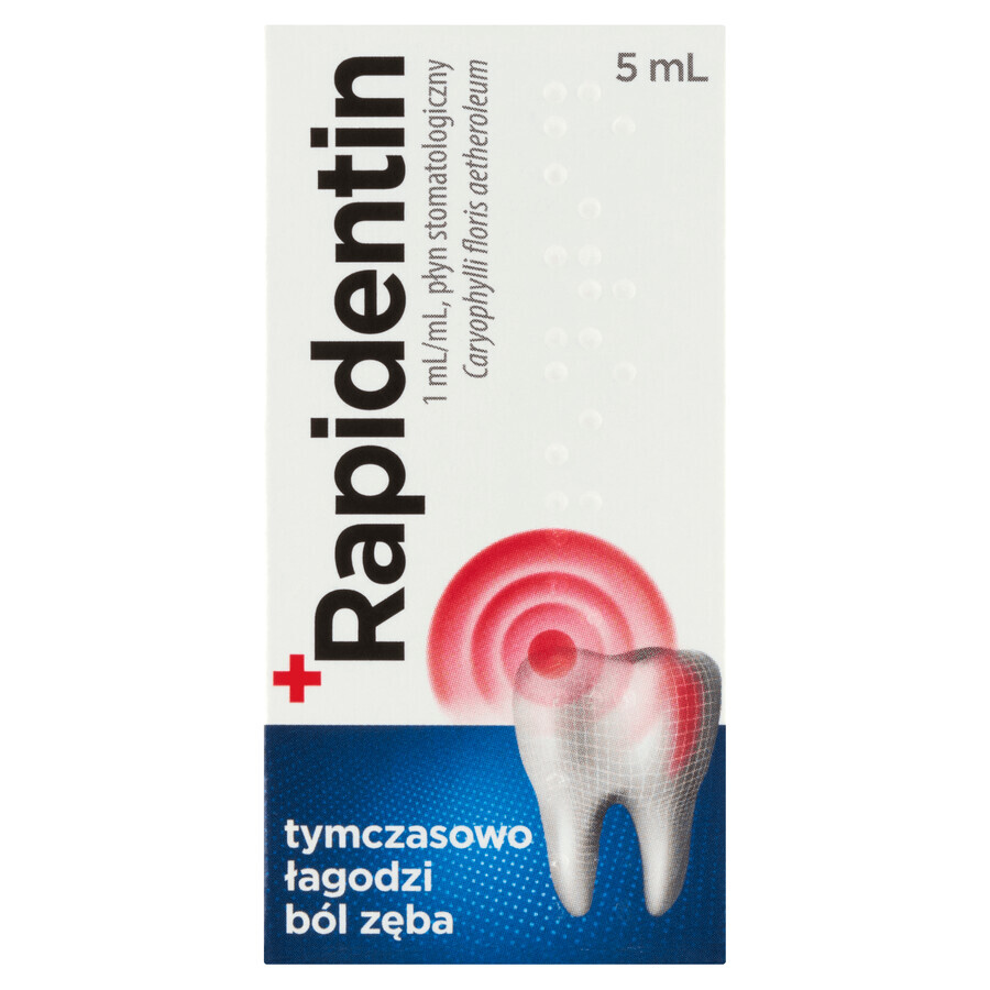 Rapidentin 1 ml/ml, Dentalflüssigkeit, 5 ml