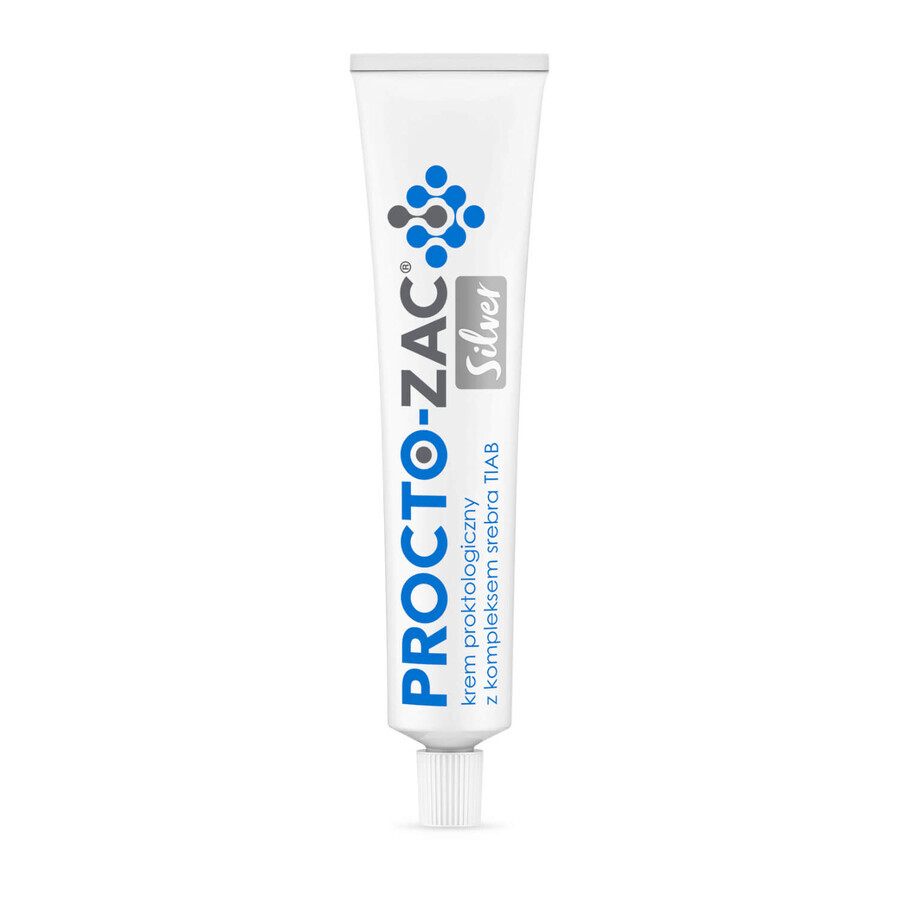 Procto-Zac Silver, crema proctologica con complesso d'argento TIAB, 25 ml