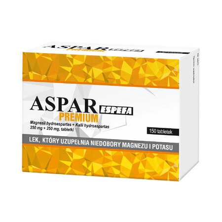 Aspar Espefa Premium 250 mg + 250 mg, 150 Tabletten