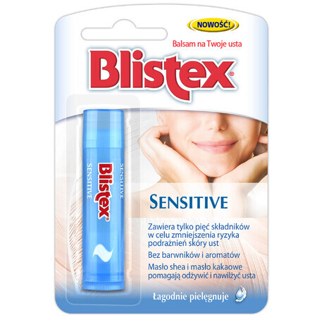 Blistex Sensitive, bálsamo labial, 4,25 g